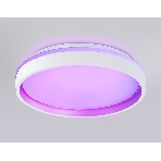 Светодиодный светильник RGB Ambrella light FZ601 WH/GD белый/золото IP20 46W 3000K-6500K+RGB D390*80 (ПДУ ИК), фото8