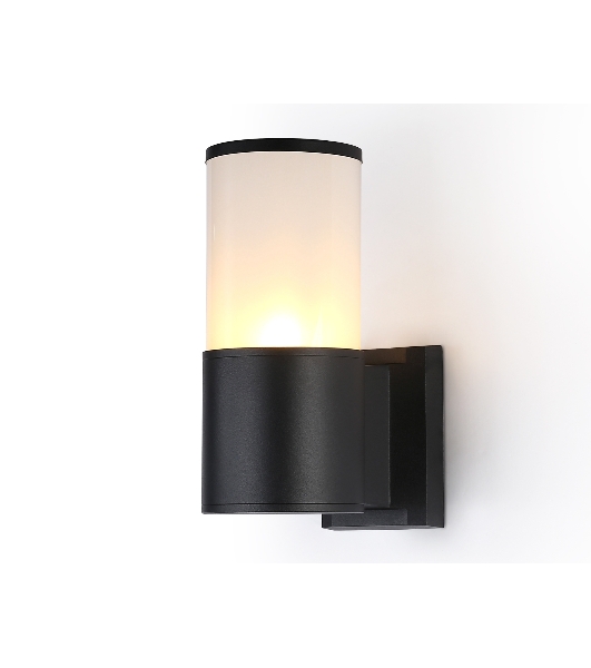 Светильник Ambrella light ST2451 BK/FR черный/белый матовый IP54 E27 max 40W 210*90*155