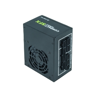 Блок питания Chieftec Compact CSN-450C, 450Вт, 80 PLUS Gold, 80мм, модульный, черный