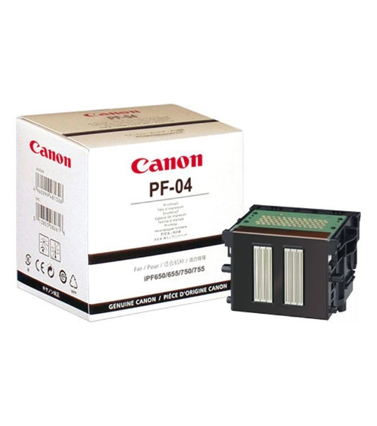 Печатающая головка Canon PF-04 (3630B001) черный для Canon iPF650, iPF655, iPF670, iPF680, iPF685, iPF750, iPF755, iPF760, iPF765, iPF770, iPF780, iPF785, iPF830, iPF840, iPF850.