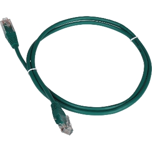Патч-корд LANMASTER TWT UTP cat.5e, с заливными колпачками, 15.0 м, зеленый