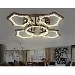 Потолочный светодиодный светильник FA576/4+1 DCH черный хром 106W 620*620*120 (ПДУ РАДИО 2.4G), фото4