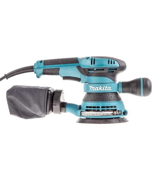 Эксцентриковая шлифовальная машина Makita BO5041 ЭШМ,300Вт,ф125мм,4000-12000об\м,ампл-2.8мм,1.4кг,кор,п\сборник,доп.рукоятка