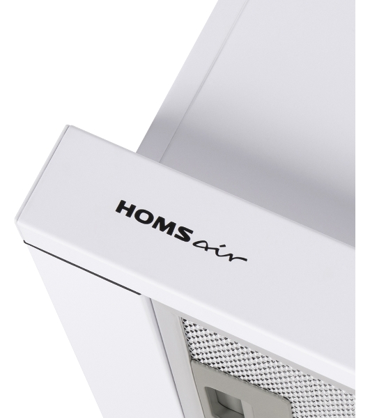 Вытяжка телескопическая HOMSair Flat 60 белый, 60 см, 520 куб. м/ч, 47 дБ