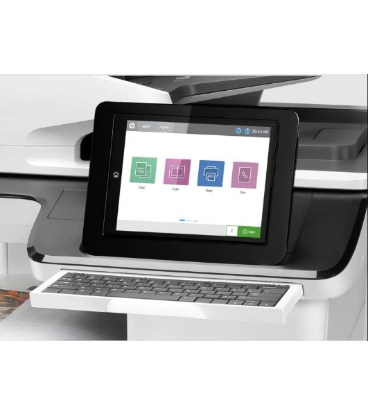 МФУ лазерное HP Color LaserJet Enterprise Flow MFP M776z (3WT91A), A3, цветной, печ. до 46 стр/мин. (А4) до 26 стр/мин. (А3), скан. до 120 стр/мин., 1200 x 1200 dpi (печать) 600x600dpi (скан.), USB, RJ-45, Air Print, Mopria