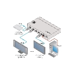 Усилитель-распределитель Kramer Electronics VM-4H2 1:4 HDMI UHD; поддержка 4K, HDMI 2.0, фото4
