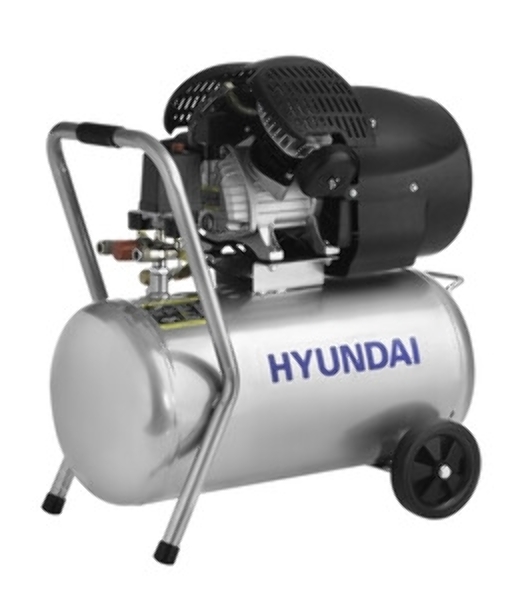 Компрессор поршневой Hyundai HYC 40250LMS масляный 400л/мин 50л 2200Вт серебристый/черный