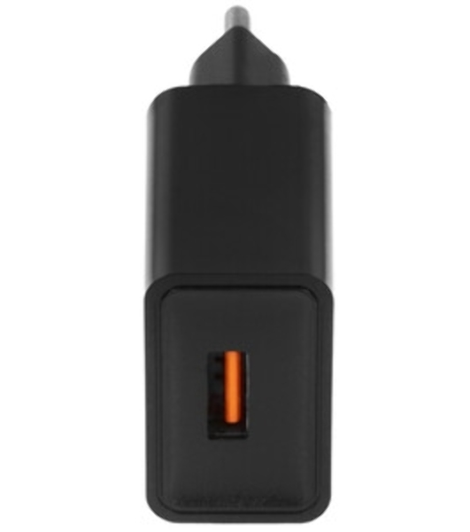 Сетевое зарядное устройство Cablexpert MP3A-PC-17, QC 3.0, 100/220V - 1 USB порт 5/9/12V, черный
