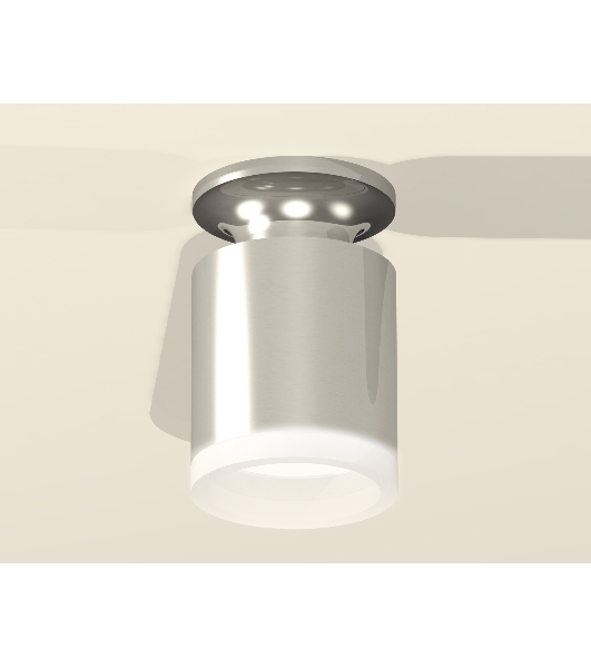 Светильник Ambrella Light XS6305043 PSL/FR серебро полированное/белый матовый MR16 GU5.3 (N6903, C6305, N6245)