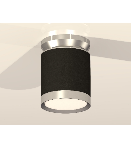 Светильник Ambrella Light XS8142025 SBK/PSL черный песок/серебро полированное GX53 (N8904, C8142, N8118)