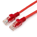 Патч-корд UTP Cablexpert cat.5e, 5м, литой, многожильный, красный, фото2