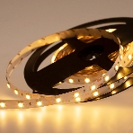 Лента светодиодная открытая, 10 мм, IP23, SMD 5050, 60 LED/m, 12 V, цвет свечения теплый белый, фото 1