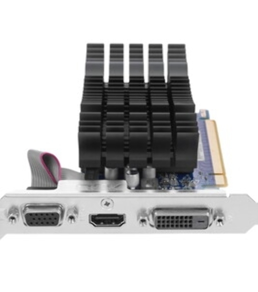 Видеокарта Asus PCI-E GT710-SL-2GD5-BRK-EVO NVIDIA GeForce GT 710 2Gb 64bit GDDR5 954/5012 DVIx1 HDMIx1 CRTx1 HDCP Ret low profile