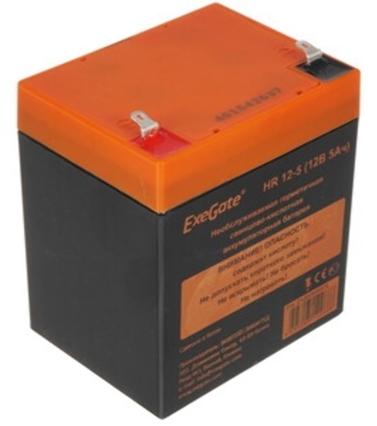 Аккумуляторная батарея ExeGate HR 12-55 (12V 55Ah, болт М6)