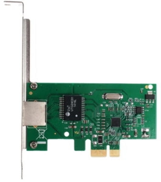 Сетевой адаптер Ethernet Gembird NIC-GX1 1000/100/10, PCI-express, чипсет RTL8111C