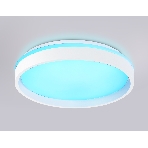 Светодиодный светильник RGB Ambrella light FZ601 WH/GD белый/золото IP20 46W 3000K-6500K+RGB D390*80 (ПДУ ИК), фото6