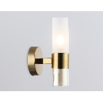 Настенный светильник Ambrella light LH55116 BS/FR/TI латунь/белый матовый/янтарь E14 max 40W 130*100*225, фото8