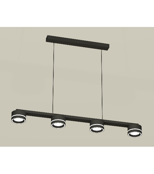 Светильник Ambrella light XB9152201/4 SBK/FR черный песок/белый матовый GX53 (C9152, N8434)