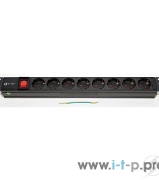 Блок розеток 5bites PDU819A-07 8S, AL, SWITCH, 1U, 19'