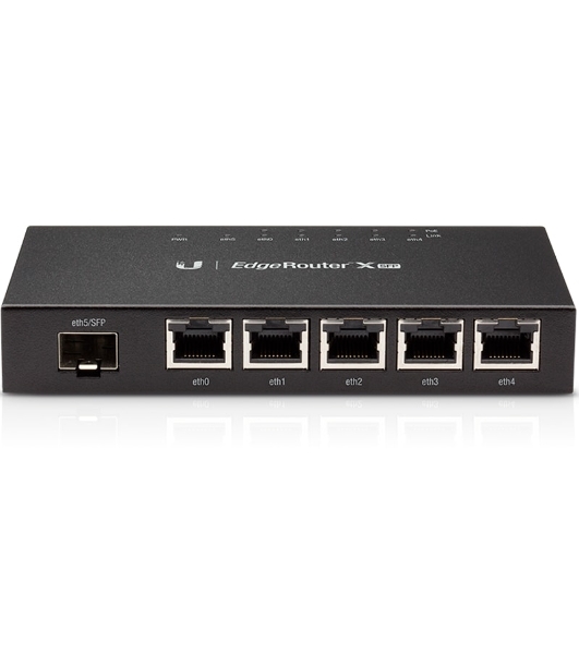 Маршрутизатор UBIQUITI ER-X-SFP 5x Ethernet, 1x SFP, раздача PoE