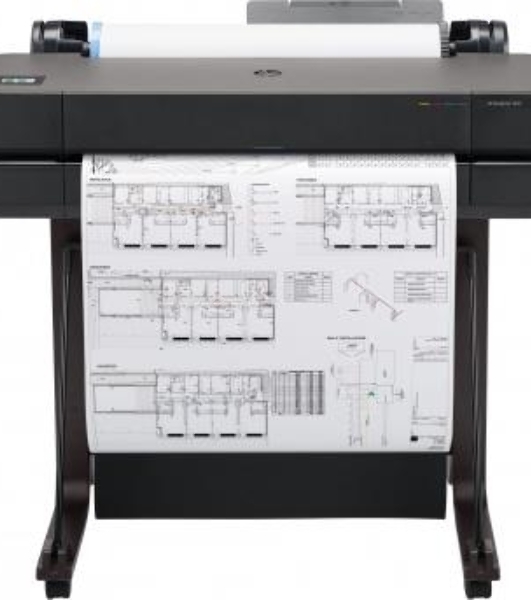 Плоттер струйный HP Designjet T630, A1, цветной, 24', 610 мм, 2400x1200 dpi, USB, Gigabit Ethernet, WiFi