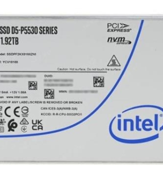 Накопитель SSD INTEL PCIE 1.92Tb TLC D5-P5530 SSDPF2KX019XZN1