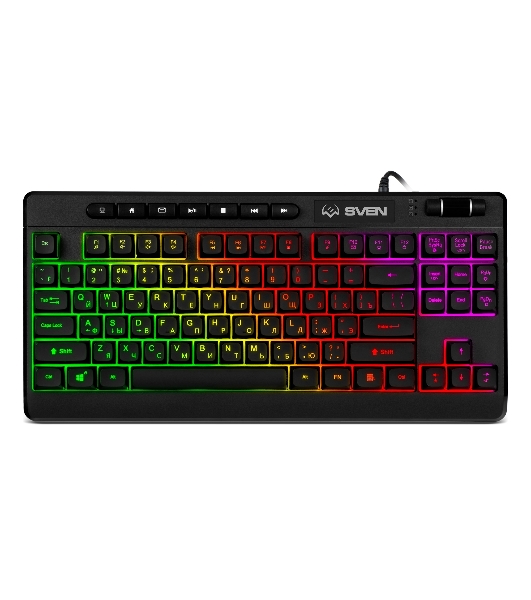 Клавиатура SVEN KB-G8200 проводная, USB Type-A, чёрный