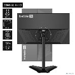 Настольная подставка ExeGate EDM1-3210-11D (для одного монитора 15'-32', VESA 75x75, 100x100, макс. нагрузка 10 кг, наклон -45°/+45°, поворот -45°/+45°, регулировка по высоте, черный), фото15