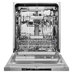 Встраиваемая посудомоечная машина Monsher MD 6004, ширина 60 см, Количество корзин: 3, 14 комплектов посуды, Электронное управление, Цифровой дисплей, Отсрочка старта 1-24 часов, Луч на полу, Внутреннее освещение, программ: Интенсивная, Нормальная, ЕСО, Стекло, 90 минут, Быстрая, Замачивание, 7 температурных режимов, Использование таблеток '3 в 1', Половинная загрузка, Индикаторы отсутствия соли/ополаскивателя, Регулируемая по высоте верхняя корзина, Полки д, фото5