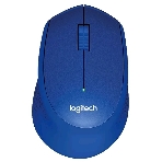Мышь беспроводная Logitech M330 SILENT PLUS синий, 1000 dpi, радиоканал, USB, кнопки - 3, фото7