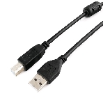 Кабель Gembird USB 2.0 PRO для соед. 3.0м AM/BM позол.конт., фер.кол., пакет, фото5