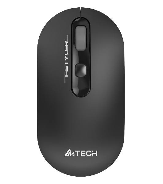Мышь беспроводная A4Tech Fstyler FG20 серый, 2000 dpi, радиоканал, USB, кнопки - 4