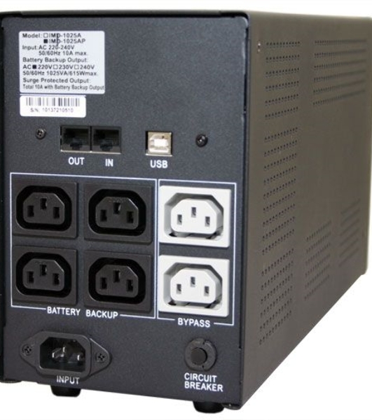 Источник бесперебойного питания Powercom Imperial IMP-3000AP 1800Вт 3000ВА черный