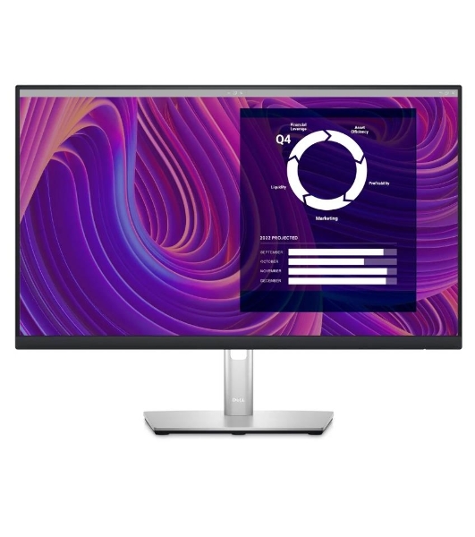 Монитор 23.8' Dell P2423DE IPS 2560x1440, 60 Гц, 5 мс, 16:9, 300 кд/м², HDMI 1.4, DP 1.2, USB-C (90 Вт), 4xUSB 3.0, Ethernet (1 Gbит), 3.5 Jack, черный/серебристый