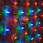 Гирлянда Neon-night 'Сеть' 2x3м, черный каучук, 432 LED Мультиколор, фото 1