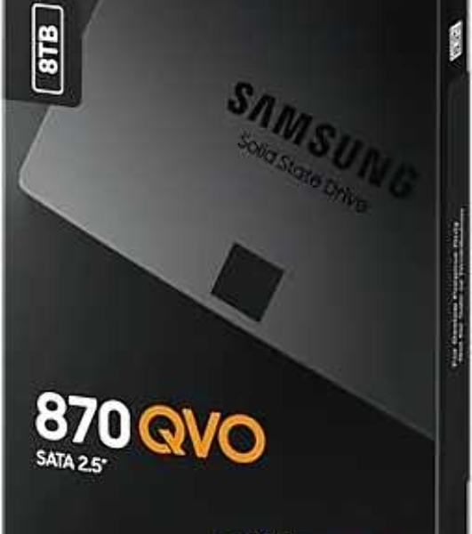 Накопитель SSD Samsung 870 QVO, 8TB, SATA III, 2.5', R/W 560/530
