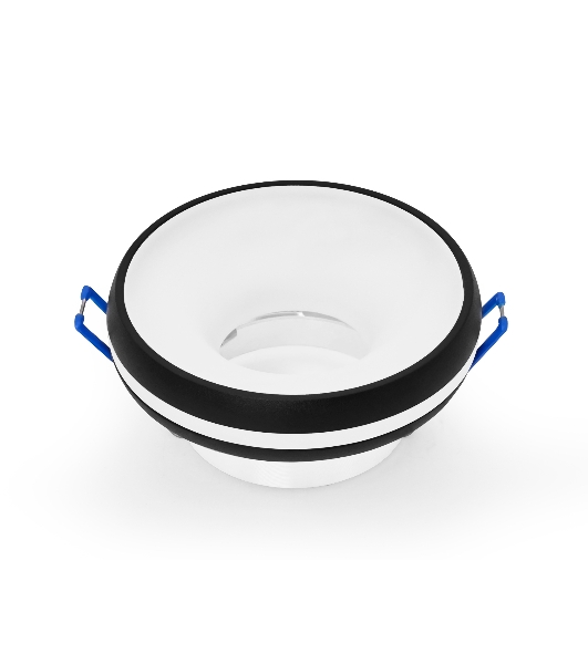 Светильник Ambrella light TN3322 SBK/FR черный песок/белый матовый GU5.3 D95*40