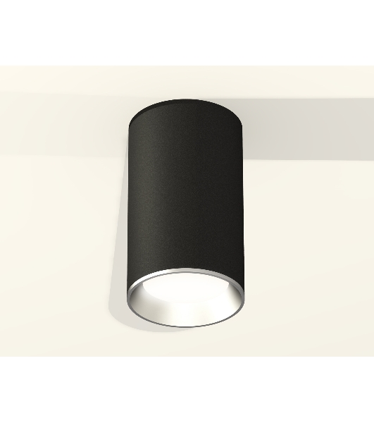 Светильник Ambrella Light XS6323003 SBK/PSL черный песок/серебро полированное MR16 GU5.3 (C6323, N6104)