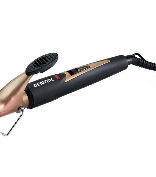 Щипцы для завивки волос Centek CT-2088 черный/бронзовый, 25 мм, 200 °C, 1 режим