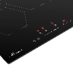 Индукционная варочная панель Monsher MHI 4506, 45 см, индукция, High-Tech, inverter, 9 уровней мощности, бустер, Stop and Go, автоматическое отключение, таймер, индикатор остаточного тепла, сенсорное/слайдерное управление, черный, фото 1