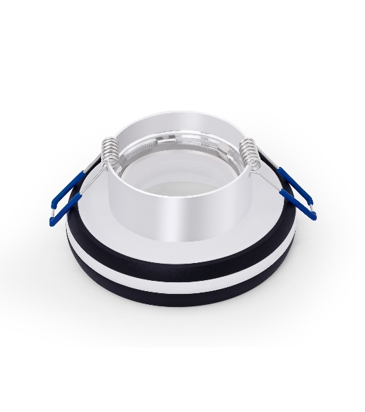 Светильник Ambrella light TN3322 SBK/FR черный песок/белый матовый GU5.3 D95*40