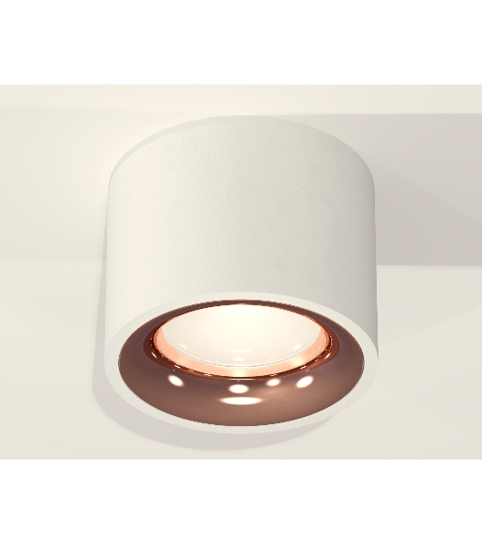Светильник Ambrella Light XS7510025 SWH/PPG белый песок/золото розовое полированное MR16 GU5.3 (C7510, N7015)