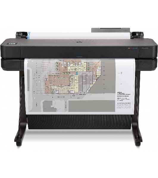 Плоттер струйный HP Designjet T630 (5HB11A/5HB11D), A0, 36', цветной, 914 мм, 2400x1200 dpi, USB, Gigabit Ethernet, WiFi