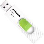 Флешка USB ADATA UV320 (AUV320-512G-RWHGN), 512Gb, USB 3.2 Gen1, R/W 100/30, белый/зеленый, фото 1