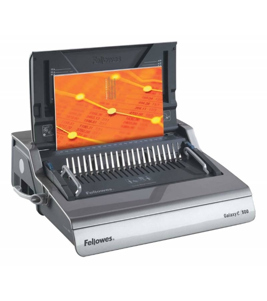 Переплетчик Fellowes Galaxy E (FS-56221) A4/перф.25л.сшив/макс.500л./пластик.пруж. (6-50мм)/электр.