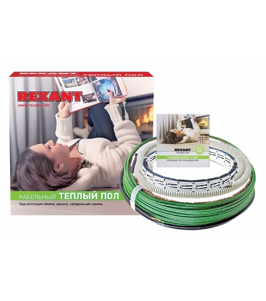 Теплый пол Rexant Slim RNB-21-370 370Вт, 21м,1,8-2,5м² двухжильный