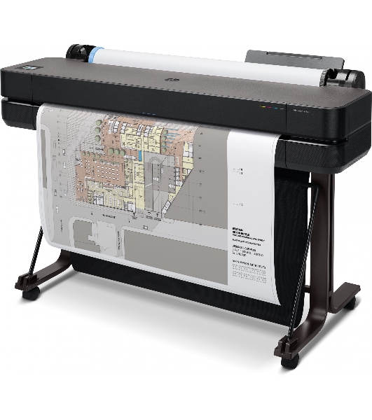 Плоттер струйный HP Designjet T630 (5HB11A/5HB11D), A0, 36', цветной, 914 мм, 2400x1200 dpi, USB, Gigabit Ethernet, WiFi