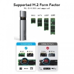 Корпус для SSD Vention USB 3.1 Gen 2-C M.2 NGFF (B-Key/B&M Key) Серый, фото22