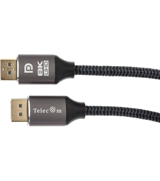 Кабель соединительный DP-DP 1.4V 8K@60Hz 1м, Telecom Pro TCG750-1M