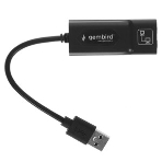 Сетевой адаптер Ethernet Gembird NIC-U10, Type-C USB 2.0 - Fast Ethernet adapter, пластик, черный, RTL8152, фото5